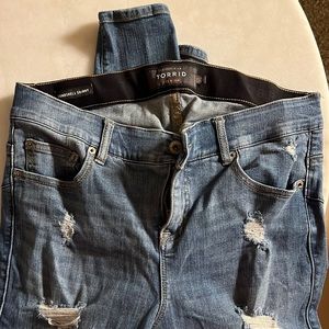 Torrid Distressed Bombshell Skinny Jeans